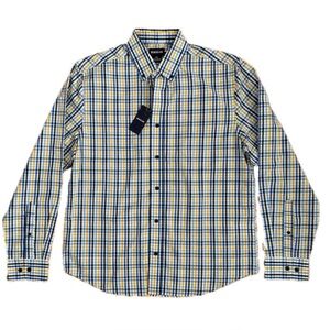Haggar Men’s Plaid Button Down Shirt